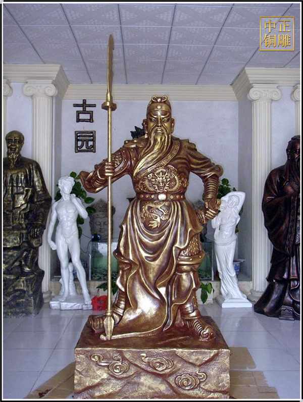 室內(nèi)關公銅像