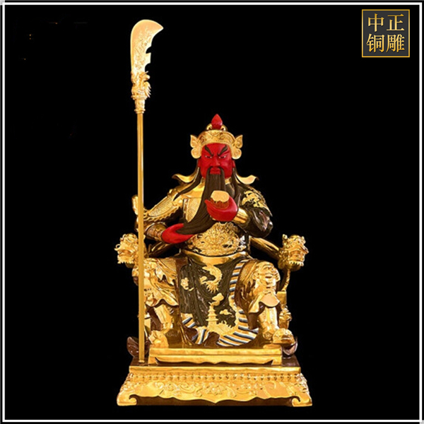 紅臉關(guān)公看書(shū)銅雕塑.jpg 紅臉關(guān)公看書(shū)銅雕塑.jpg