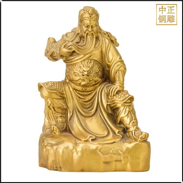 純銅鎏金關(guān)公捋胡子銅雕塑.jpg 純銅鎏金關(guān)公捋胡子銅雕塑.jpg